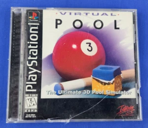 Virtual Pool PS1 PlayStation 1 w/ Manual - Picture 1 of 5