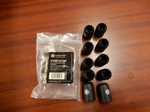 Planet Waves RGB3 Ten pack Black RGB3 Rubber End Caps - Picture 1 of 1