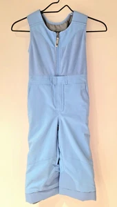 Spyder Bib Snow Pants Ski Toddler Light Blue Size 4 Small To Tall Adjustable Kid - Picture 1 of 14