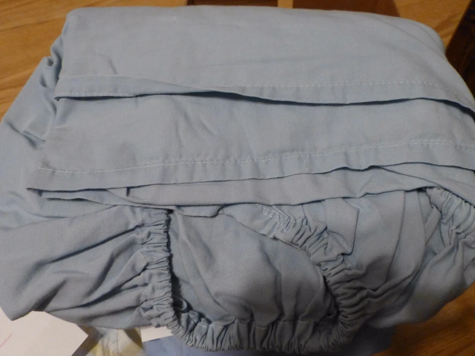 Juego de sábanas dobles azules sin funda de almohada Foto 1 de 1