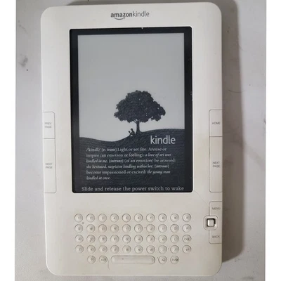 亚马逊 Kindle(第 2 代)2GB,3G(解锁),6英寸 - 白色 — 第 1/4 张图片