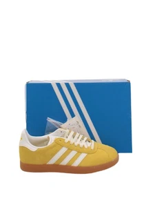 Adidas Women's Trainers UK 4.5 Yellow Leather with Other Sneaker New with tags - Picture 1 of 7