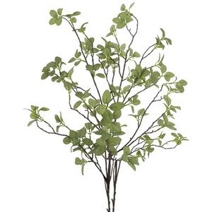 2 pcs Artificial Greenery Stems, 41.3’’ Tall Fake Plants Branches Faux Greene... - Picture 1 of 7