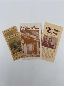 c1925 Manitou Cliff Dwellings Colorado Broschüre - Bild 1 von 5