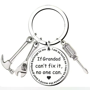 If grandad cant fix it no one can Keyring size 6cm x 3cm Great gift - Picture 1 of 1