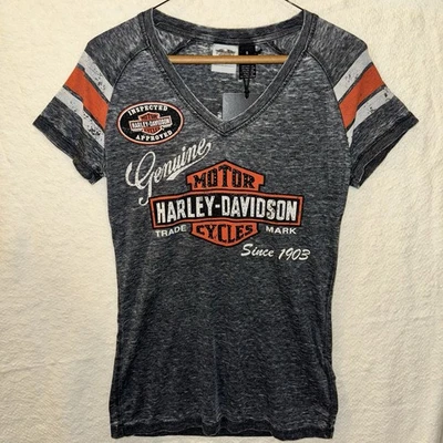 Harley Davidson Genuine Motorclothes Vintage Short Sleeve T-shirt Size small - Image 1 of 4