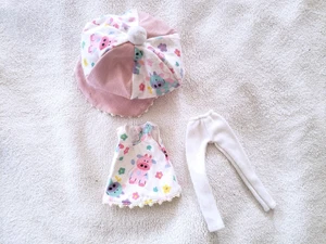 Conjunto de Ropa para Muñeca Neo Blythe 12" OUTFIT Patchwork Sombrero Vestido Sin Mangas - Imagen 1 de 3