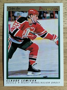 1990-91 OPC Premier #62 Claude Lemieux - Picture 1 of 2