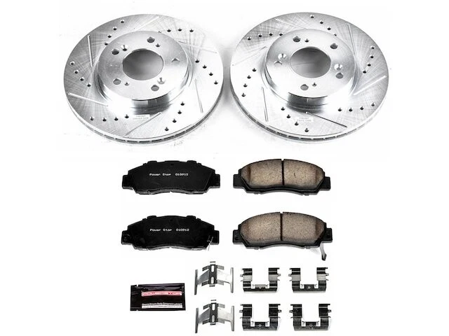 Front Brake Pad and Rotor Kit For 1997-2001 Acura Integra 1998 1999 2000 DJ928XC - Image 1 of 1