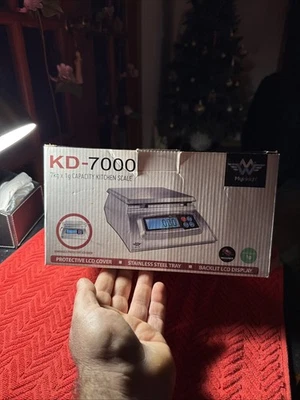 *NUEVO* Báscula digital multiusos para alimentos My Weigh KD-7000 acero inoxidable plateado  Foto 1 de 4