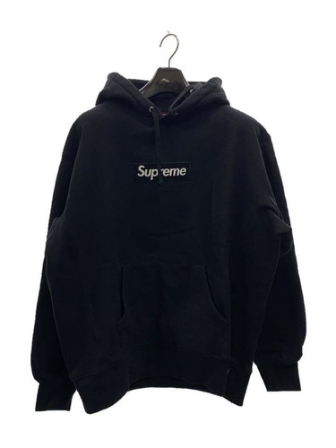 Supreme Felpa con Cappuccio Box Logo Felpa con Cappuccio S Cotone Nero Usata