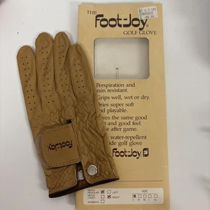 Guante de golf FootJoy vintage repelente al agua cuero de vaca mano derecha regular pequeño ¡NUEVO! - Imagen 1 de 6