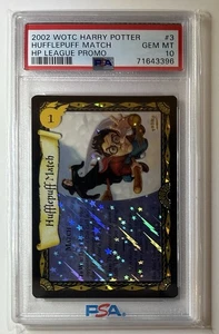 2001 WOTC Harry Potter TCG 37/80 Hufflepuff Foil Holo Promo PSA 10 GEM MINT - Picture 1 of 2