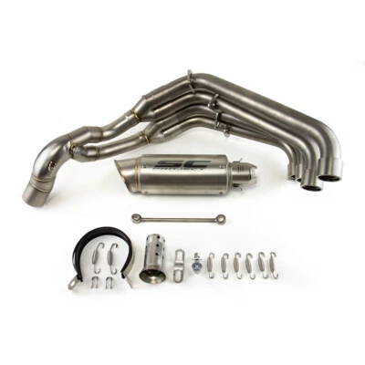 Para Honda CBR650R CBR650F 2014-2024 CB650R Sistema Completo Puntas de Escape Cabezal Tubo Foto 1 de 4