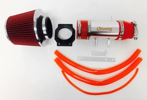 Red Air Intake System Kit Filter For 1999-2004 Nissan Frontier Xterra 3.3L V6 - Picture 1 of 1