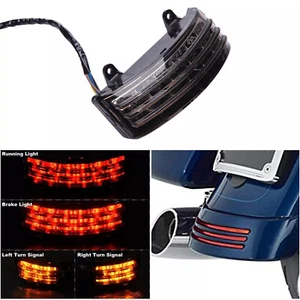 LED Tri-Bar Rear Tail Brake Fender Light Fits For Harley Road King Street Glide` - Picture 1 of 12