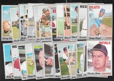1970 OPC 70 O PEE CHEE TOPPS MLB BASEBALL CARD & VARIATION 202-377 SEE LIST
