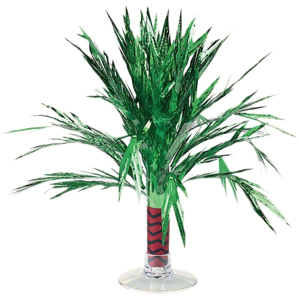 Mini Palm Tree Foil Centerpiece 8.5in - Image 1 of 1