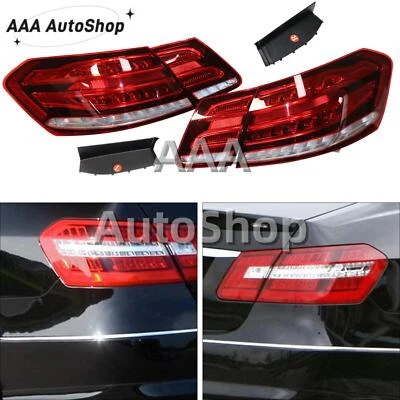 Tail Lights LED For 2010 2011 2012 2013 Mercedes Benz E-CLASS W212 4 Door Sedan - Image 1 of 4