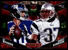 2017 Panini Vertex Nemeses Eli Manning/Rodney Harrison New York Giants/New
