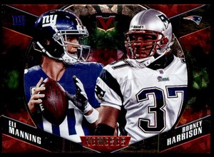 2017 Panini Vertex Nemeses Eli Manning/Rodney Harrison New York Giants/New