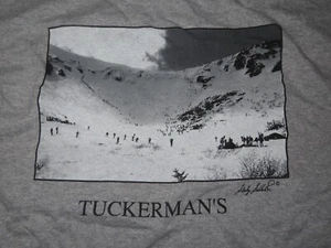 Vintage TUCKERMAN's RAVINE Spring Skiing NEW HAMPSHIRE (XL) Langarmshirt - Bild 1 von 6