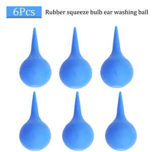 6Pcs Rubber Squeeze Bulb Ear Syringe Ball for Cleaning Cameras/Lens Gaps Boards - Picture 1 of 9