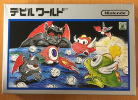 NO GAME Devil World - Nintendo Famicom (NES) COLLECTIBLE STORAGE CASE Banpresto