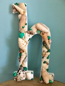 Seashell Coastal Tropical Nautical Beach Handmade Wall Home Decor - Picture 1 of 5