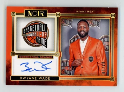Baloncesto negro Dwayne Wade 2023-24 HEAT #NSO-DWW Salón de la Fama Oro Automático/10 Foto 1 de 2
