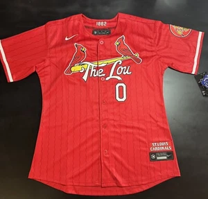 Womens L Fully Embroidered Masyn Winn #0 St Louis Cardinals City Connect Jersey - Picture 1 of 9