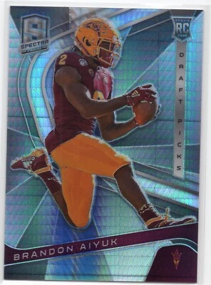 2020 Panini Chronicles Draft Picks Spectra Silver Brandon Aiyuk 09/49 #7 - Image 1 of 3
