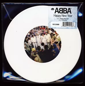 ABBA - Happy New Year - Felicidad - 7 Inch Limited White Vinyl 2018 No. 0750 - Picture 1 of 3