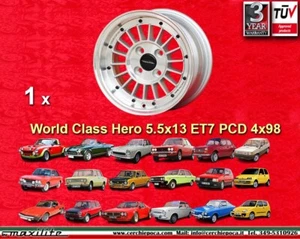 1 Cerchio FIAT 124 127 X19 Panda Uno X19 850 A112 5.5x13 ET7 4x98 Wheel Felge - Foto 1 di 24