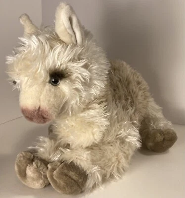 Applause LAWANNA LLAMA Peluche Animal Alpaca Crema Bronceado Peludo Abrazables Foto 1 de 4