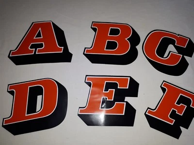 Buchstaben Sticker "Racing" A-Z ABC DIY Basteln Einschulung Alphabet 129124313 - Bild 1 von 4