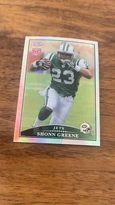 2009 Topps Chrome - Shonn Greene Refractor Rookie Card RC #TC176 Jets - Image 1 of 2