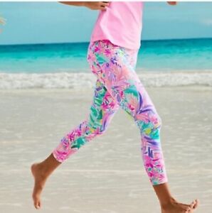 Lilly Pulitzer High Rise Luxletic Leggings All A Dream Size Small Pocket
