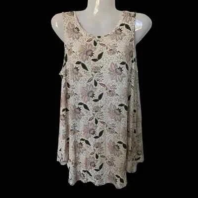 Camiseta sin mangas para mujer con estampado floral Old Navy nueva con etiquetas. S Foto 1 de 4