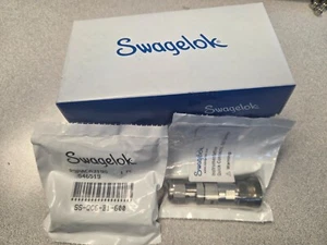 Swagelok SS-QC6-B1-600 Quick Connect Body, 0.5 CV, 3/8 In Bulkhead, lot of 3. - Picture 1 of 1