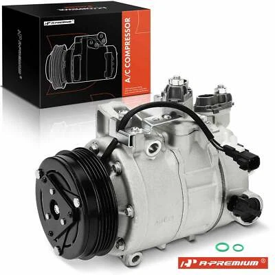 Compresor de aire acondicionado A-Premium con polea de 4 ranuras para Ford Explorer Taurus Lincoln MKT Foto 1 de 4