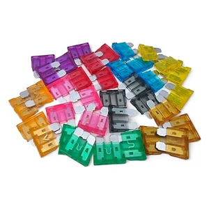 Blade Fuses Standard Fuse 2a 3a 4a 5a 10a 15a 20a 25a 30a 40a fuse ATO Bike Car - Picture 1 of 16