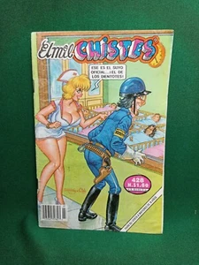 Vtg 90's Rare - EL MIL CHISTES - Mexican Megazine SEXI COMIC #428 - Picture 1 of 3