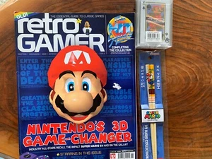 LOT Super Mario Super Pack - Retro Gamer Mag # 160 + Playing Cards + Chop Sticks - Picture 1 of 5