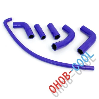 Blue Silicone Radiator Hoses For Kawasaki Ninja 250R EX250J 2008-2015 2009 2010 - Image 1 of 4