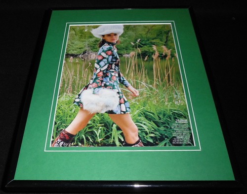 Kendall Jenner 2017 in abito Miu Miu incorniciato 11x14 esposizione fotografica