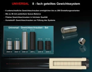 Queue UNIVERSAL GEWICHT - SCHRAUBEN-SET - Bild 1 von 2