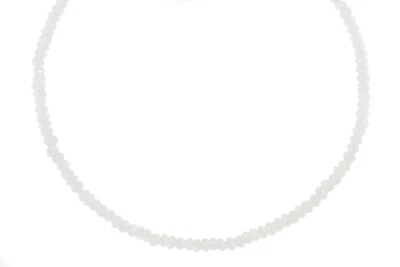 Collar Piedra Lunar Hilo Sólido 18 Pulgadas AAA Oro 14k Relleno Plata de Ley Foto 1 de 3