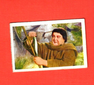 1957 JOHNSON & JOHNSON  ROBIN HOOD CARDS  #4  FRIAR TUCK    EXMINT/NRMINT