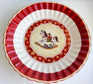 Villeroy & Boch Toys Fantasy 10" Bowl Rocking Horse Gifts- discontinued piece - Picture 1 of 6